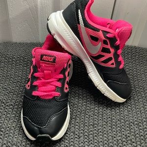 Pink & Black 10.5C little girls Nikes